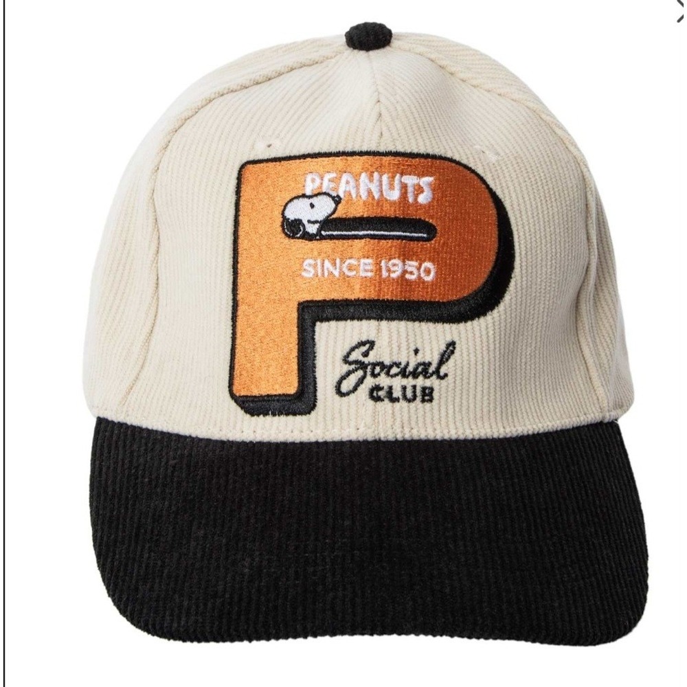 NEW Peanuts Snoopy Since 1950 Social Club Embroidered Baseball Hat‎